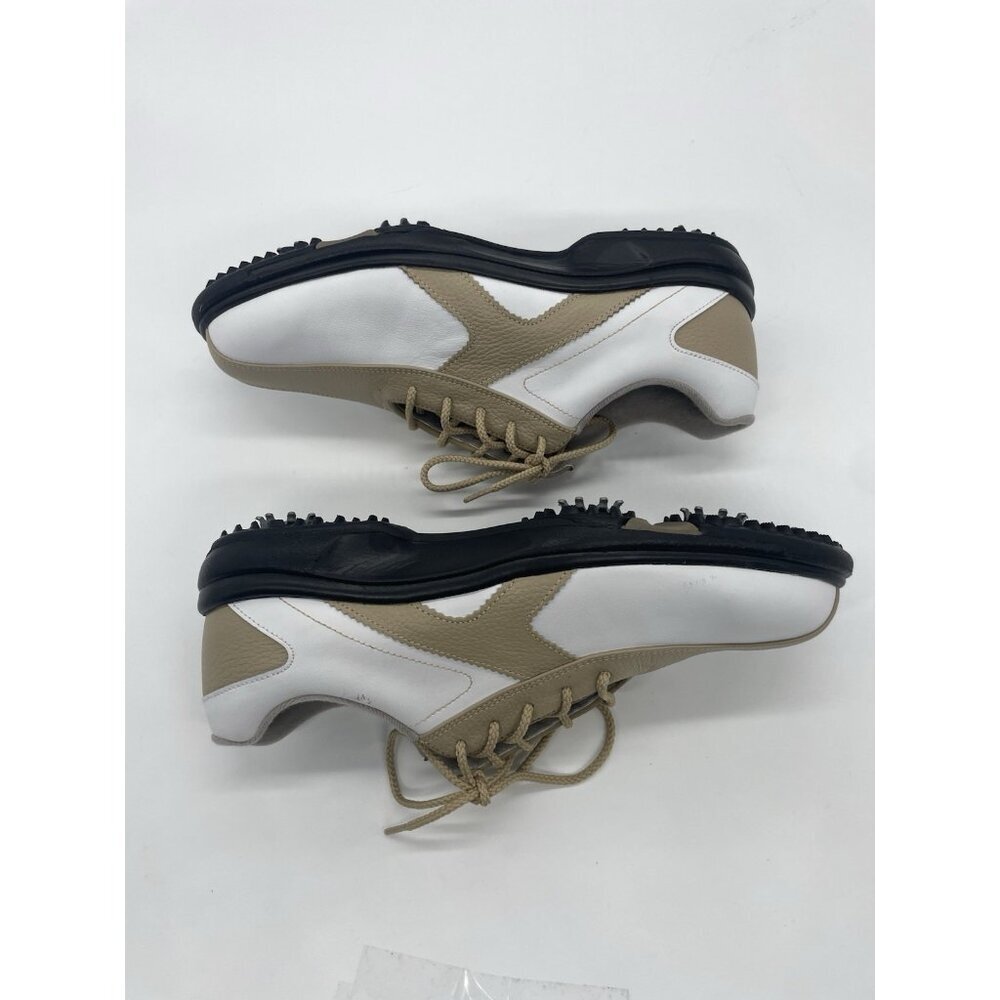 Footjoy Shoes Women 9.5 M Sierra Treks Golf Shoes Lace Up Low Top‎ Sneaker Beige